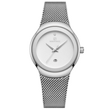 Relogio Feminino | Lady Stainless Steel Waterproof Wristwatch - Royal Dial