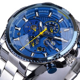 Three Dial Luxury Military Watch - Royal Dial
