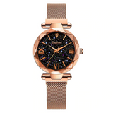 Magnetic Starry Sky Female Clock - Royal Dial