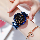 Magnetic Starry Sky Female Clock - Royal Dial