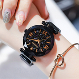 Magnetic Starry Sky Female Clock - Royal Dial