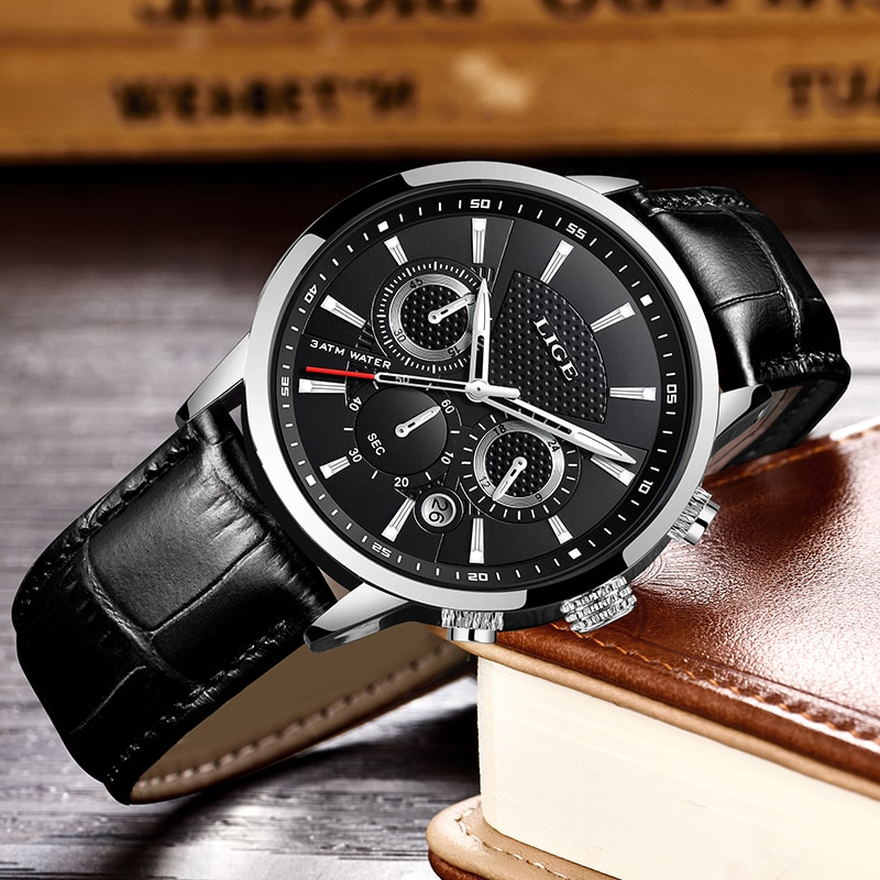 Luxury Leather Casual Watch - Royal Dial