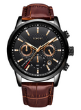 Luxury Leather Casual Watch - Royal Dial