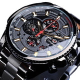 Three Dial Luxury Military Watch - Royal Dial