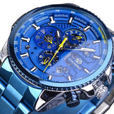 Three Dial Luxury Military Watch - Royal Dial