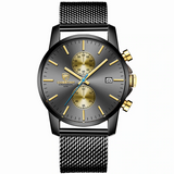 Relogio Masculino | Waterproof Chronograph Clock - Royal Dial