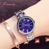 Rhinestone Rose Gold Watches | Dressed Wristwatch For Women - Royal Dial