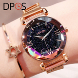 Rose Gold Women Bracelet Watches - Royal Dial