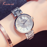 Rhinestone Rose Gold Watches | Dressed Wristwatch For Women - Royal Dial