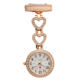 Women's Pocket Watch | Clip-on Heart Pendant Hang