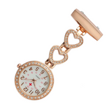 Women's Pocket Watch | Clip-on Heart Pendant Hang